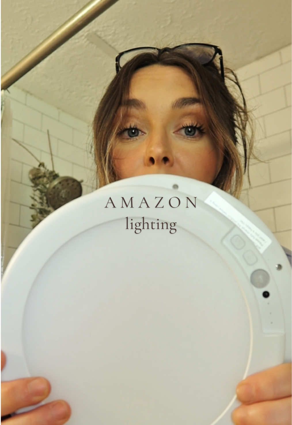 I’m obsessed with these little rechargeable ceiling lights… and they are motion sensored!!  I just charged them, stuck them on the ceiling, and now the bathroom feels much more cozy. 🛁✨ Literally took 2 seconds. They are 🔗 in my storefront!  #cozyathome #homeimprovement #smallhouse #homelighting #bathroommakeover @Amazon Home @Amazon  