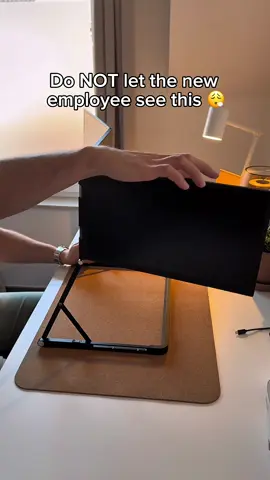 Don’t let the intern see this even 😂😂 #tech #techgadgets #newtech #monitor #wfh #coolfinds #coolgadgets #tech #amazonfinds #unboxing #asmr