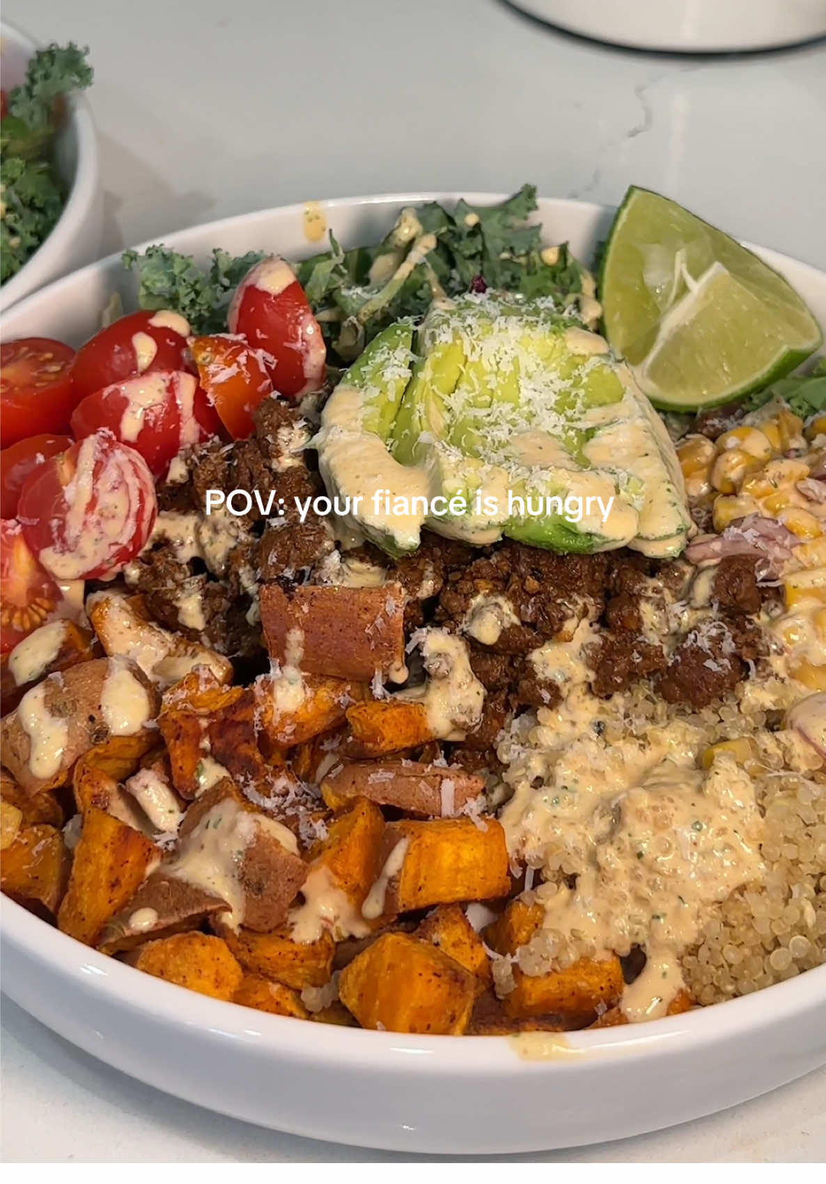 When in doubt make a bowl 🌮🥑🍋‍🟩🍅 #tacobowl #healthyrecipes #healthydinner #Recipe #cooking #DinnerIdeas #recipeideas #cookingideas #food #EasyRecipe  