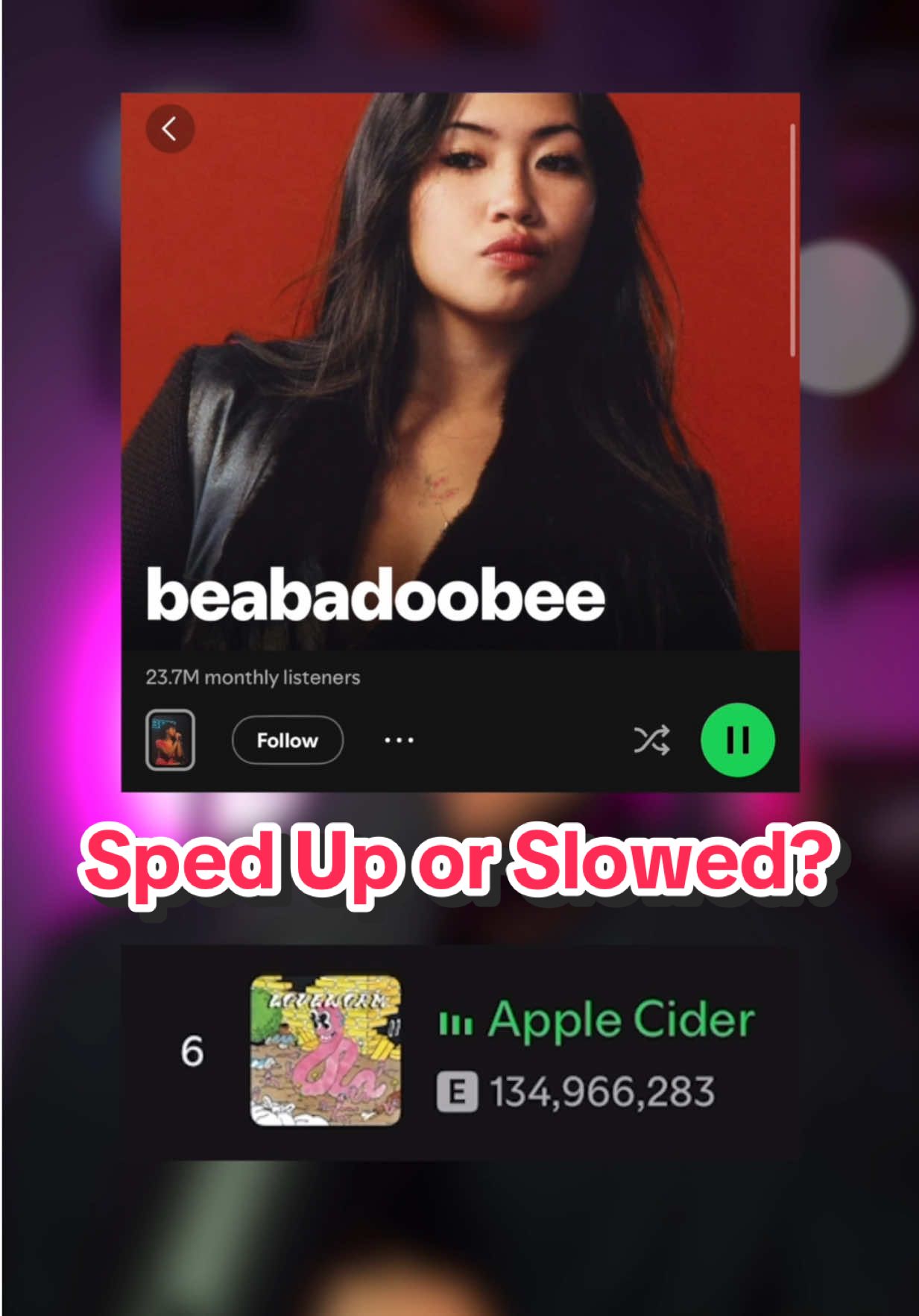 original is still the best imo 🤷🏻‍♂️ comment ur fav tho! #spedup #slowedandreverb #llusionmusic #beabadoobee @Beabadoobee 