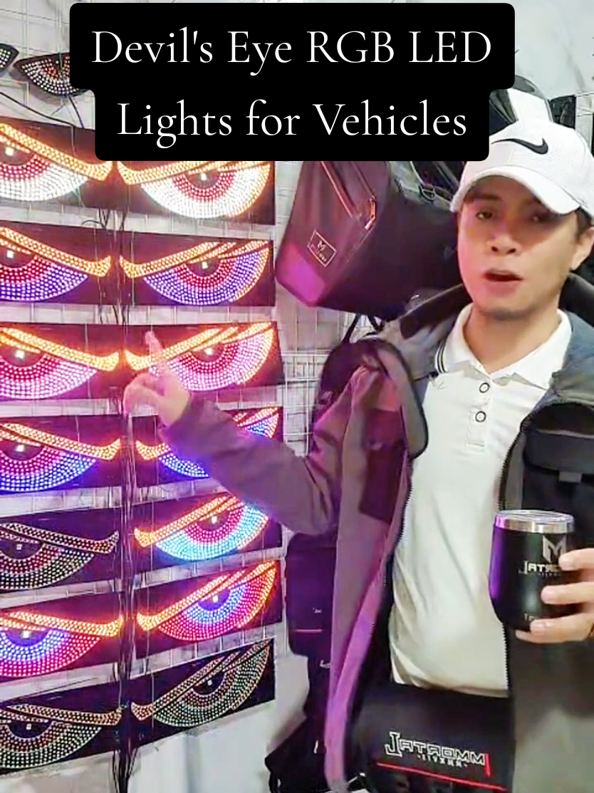 Devil's Eye RGB LED Lights for Vehicles #tiktoklive #livehighlights #ledrgblights 
