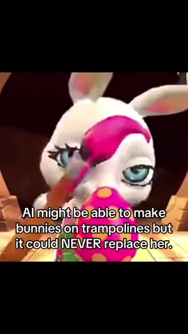 zoobe bunny the icon you are #zoobebunny #zoobe #ai #bunnytrampoline #meme 