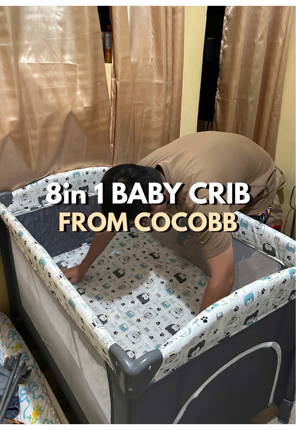 THE BEST BABY CRIB YOU MUST HAVE FROM @cocobabyph #fyp #fypage #fypシ゚ #tepfunnybudol #mommysteffied 