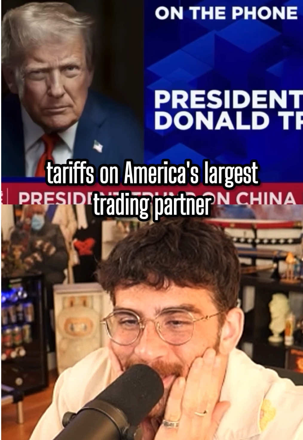 Trump admits to losing track of his tariff increases #trump #news #foryou #hasanabi #hasanpiker 