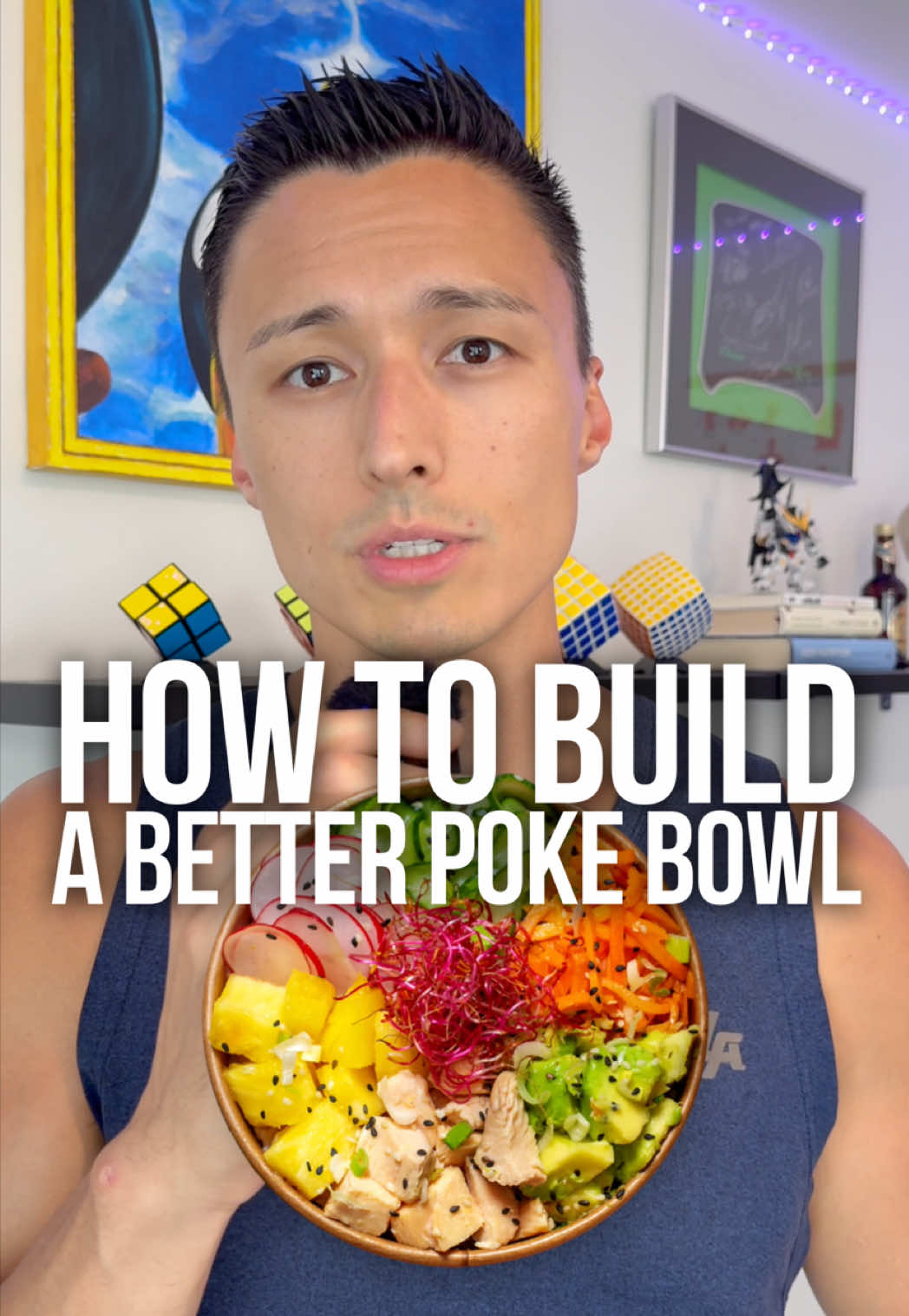 Trying to eat clean but your poke bowl is secretly wrecking your progress?  It’s not the fish. 🤐 It’s the toppings, sauces, and choices that turn it into a 1,000+ calorie bomb. Here’s how to fix it: ✅ Choose raw proteins over marinated or fried ✅ Double or triple the protein for better satiety ✅ Go half greens / half rice for your base ✅ Load up on raw, steamed, or fermented toppings ✅ Ask for one sauce, on the side—or at least half the normal amount ✅ Skip the creamy mayo-based sauces entirely You don’t need to ditch poke bowls…you just need to stick with the ingredients that are closest to their natural forms. 💬 Comment “COACH” if you want to get lean without eating like a sad meal-prep robot.