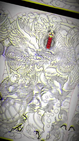 #CapCut Mẫu Tứ Linh Long Lân Quy Phụng siêu đẹp #tattoo #hinhxamdep 