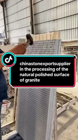 chinastonexportsupplier in the processing of the natural polished surface of granite#marble #granite 