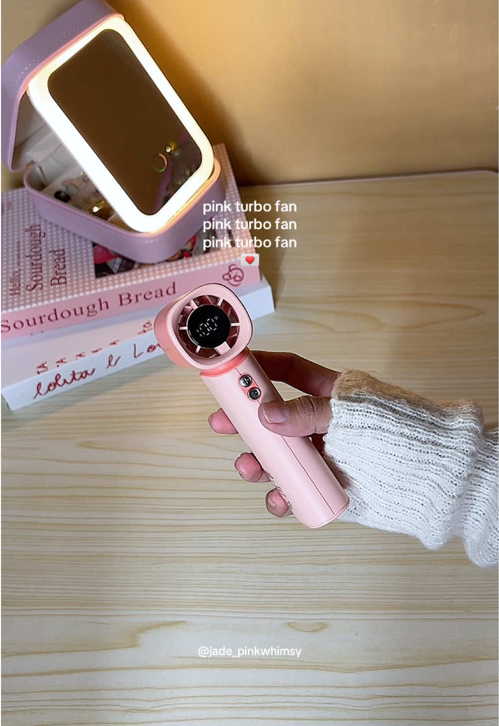 pink ultra turbo fan from sorf philippines #sorfminifan #sorfphilippines #minifan #turbofan #pinkminifan 