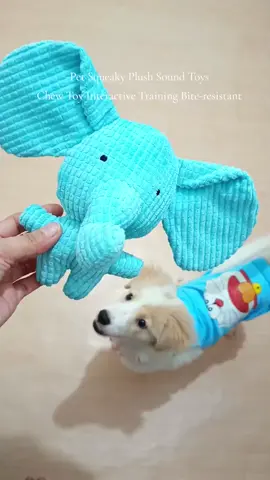 Pet Dog Toys Dog Squeaky Plush Sound Chew Toy Interactive Training Bite-resistant Plush Squeaky Toys #squeakydogtoy #dogtoy #chewtoy #dogplay #happypuppy 