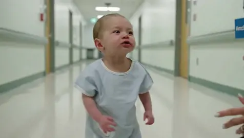 The baby want to go back #sigmababy #babyinterview #newbornwisdom #veo3 #Ai #fyp #cutebaby 