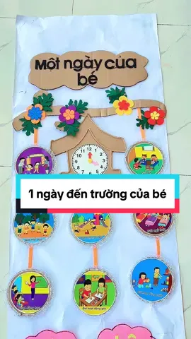 Một ngày của bé trang trí mầm non#trangtrilophocmamnon #trangtri #fbyツ #xh #xhuongtiktok #cogiao #cogiaomamnon🥰 #motngaycuabe #hoatdongtrongngay 