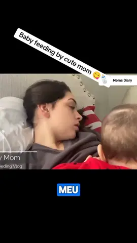Baby feeding by cute mom  #Daily #Vlog #cutemom 