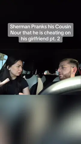 Sherman Pranks his Cousin Nour that he is cheating on his girlfriend pt. 2 #fyp #sherman #fazerug #nour #faze 