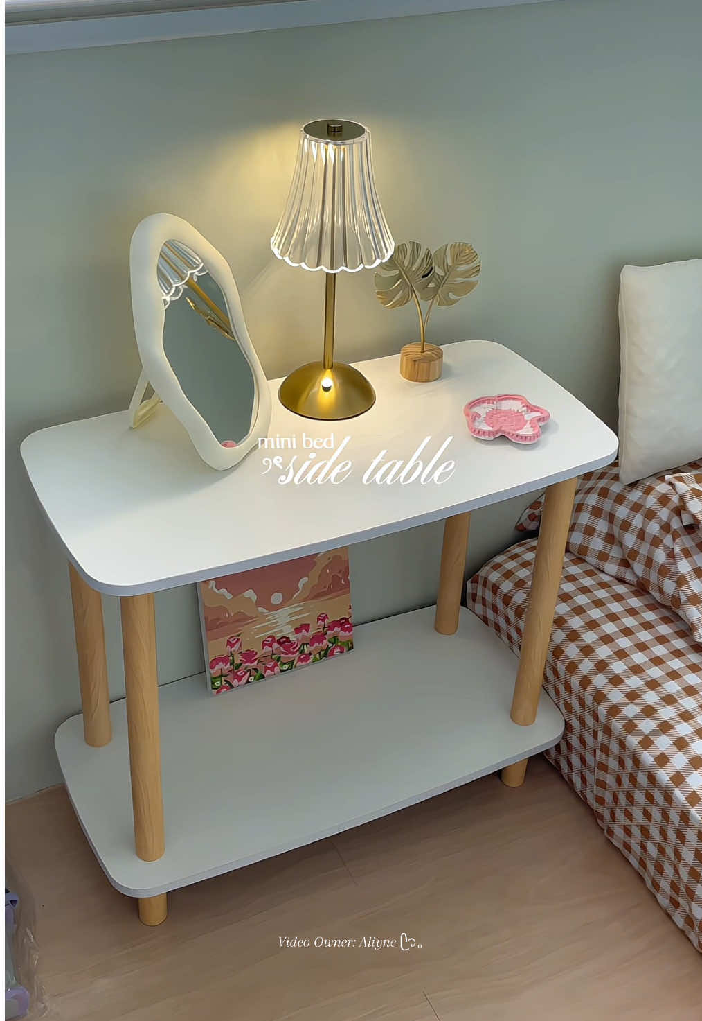 Had this mini bedside table for 7 months now and it still looks brand new 🩶 sturdy, space-saving, and still my fave corner 🛏️  #bedsidetable #minitable #table #roomessentials #minibedsidetableforroom #minibedsidetable #RoomEssentials #BedsideTableFinds #SmallSpaceSolutions