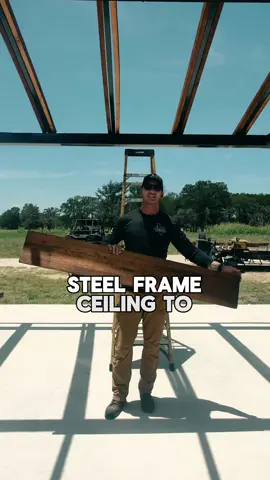 Tip Tuesday! Let’s talk about installing wood to metal, it’s not something we do regularly,  but when we do it requires a special “wood-to-metal self drilling” fastener. These can be picked up at just about any hardware store, however the length of fastener will vary (was a pain in the ass trying to track down 3inch screws). The cost of these special fasteners are far more expensive than a traditional decking screw, and VERY time consuming. This was one reason why we opting to attach larch strips on the side of our rafters. The second, and main, reason we decided to go this route is simply because our rafters are not wide enough. When installing our planks, they’ll butt up to each other and there would not be enough room to secure the boards into the rafter with the wood-to-metal fasteners (they’re rather beefy).  If you have any questions regarding this application, please let me know ! 