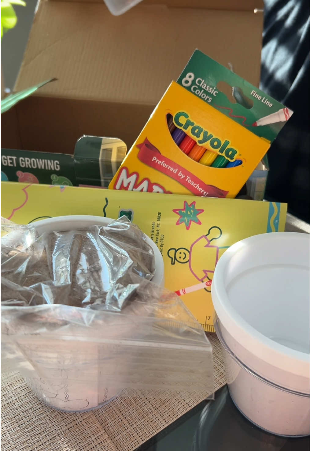 Can’t wait to watch these grow!! These were so much fun to make!!  #crayola #crayolamarkers #crayolacolor #crayolaplantkit #crayolacolorandplantstarterkit 
