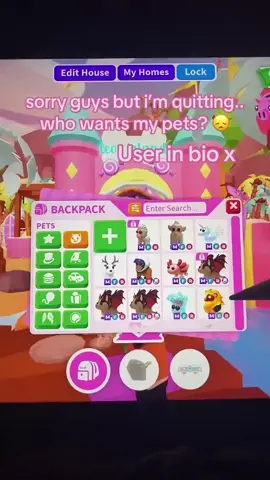 Happy to share with everyone 🤍 add my user in my bio 🌺 #adoptme #gift #free #pets #rich #fyp #robloxfyp #robloxadoptme 