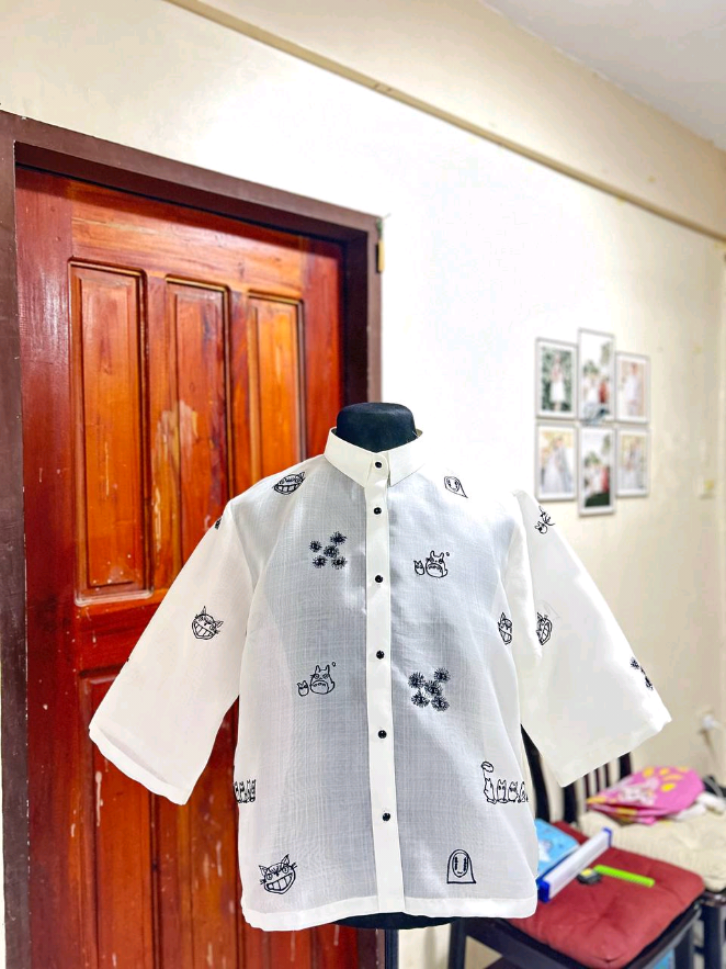 Thank you, Ma'am Joy! 🥰 For trusting us to create a piece that carries tradition and pride. 💙 👕✨ Made with Passion, Worn with Meaning ✨👕 A timeless touch of Filipino craftsmanship for your special day. ✨ Perfect for graduations, ceremonies, or life’s milestones ✨ Proudly handcrafted in Lumban, Laguna — the home of fine embroidery 🧵 Wear tradition. Wear your story. Only from FheVelle. 💙 📦 FREE shipping nationwide 💳 Easy payments via GCash or Bank Transfer 📞 Message us or call +63 936‑857‑9453 to order now! #FheVelle  #CustomBarong  #FilipinoElegance  #MadeInLumban  #PinoyCraftsmanship  #TimelessWear  #ProudlyMade 