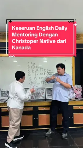 Keseruan English Daily Mentoring Dengan Christoper Native dari Kanada ✨ #alexandriaislamicschool #thedreamschool #islamicmodernschool #pesantrenmodern #islamicboardingschool