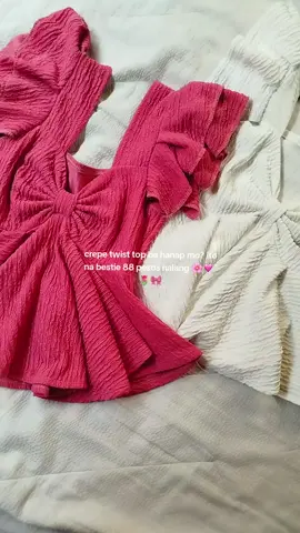 mura nalang mag besties ko, classic top perfect for summer. ⛱️ 🌞 #OOTD #fashion #affliatemarketing #fyp #tiktokfinds #crepetwisttop 