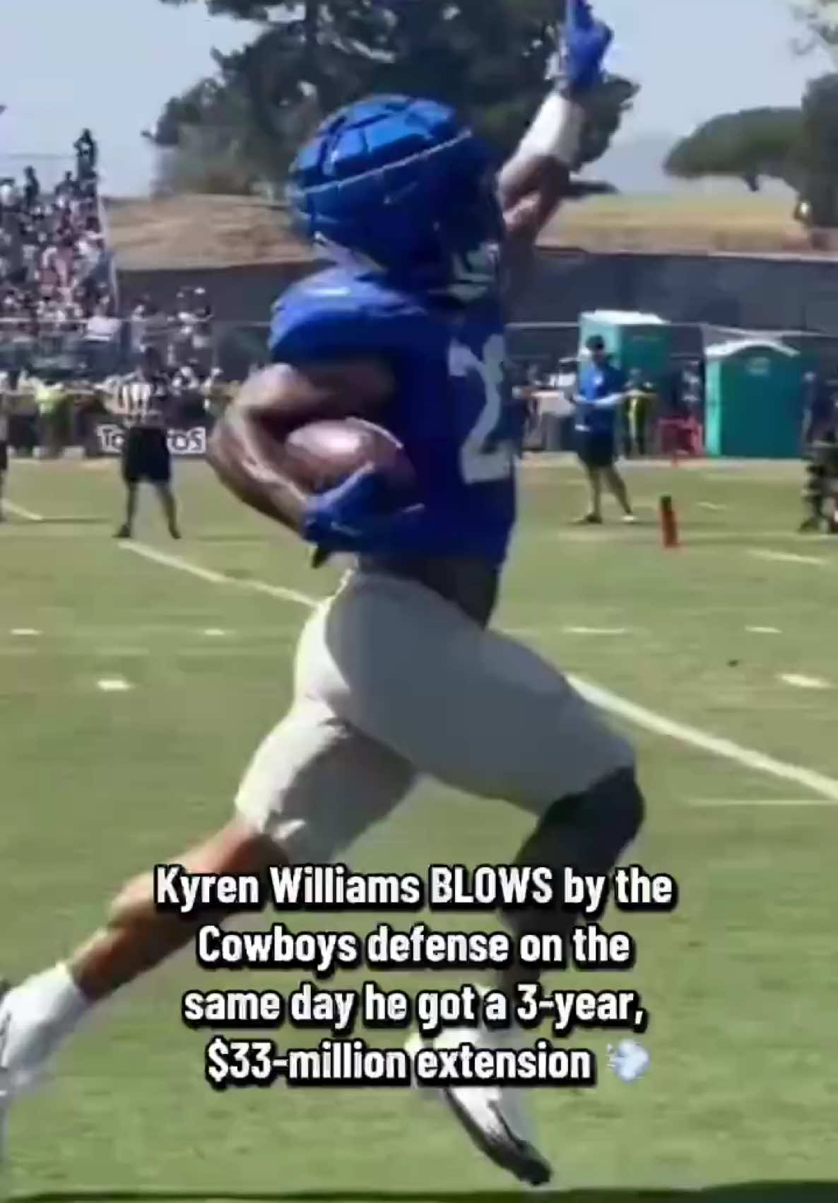 Is Kyren Williams just THAT good? 😎   #nfl #kyrenwilliams #larams #dallascowboys