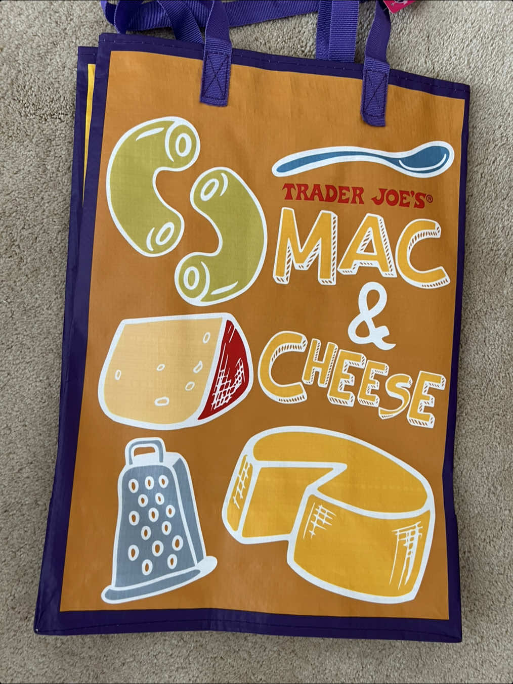 New Trader Joe’s tote bag for 99 cents! We don’t need one but we want one🥲 #traderjoes #totebag #shoppingbag 