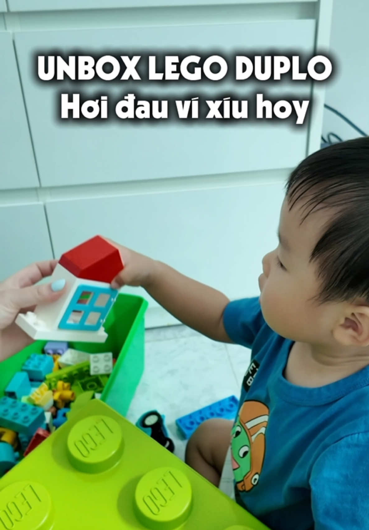 Unboxing bộ đồ chơi mới cho em  #legoduplo #mebimsuachamcon #dochoichocon #lego 
