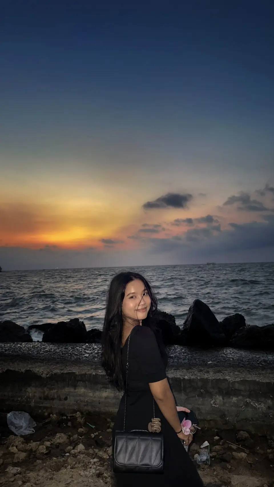 cantik bgt buat liat sunset 🫶 #semarang #pantaimarina #fyp #xybca 