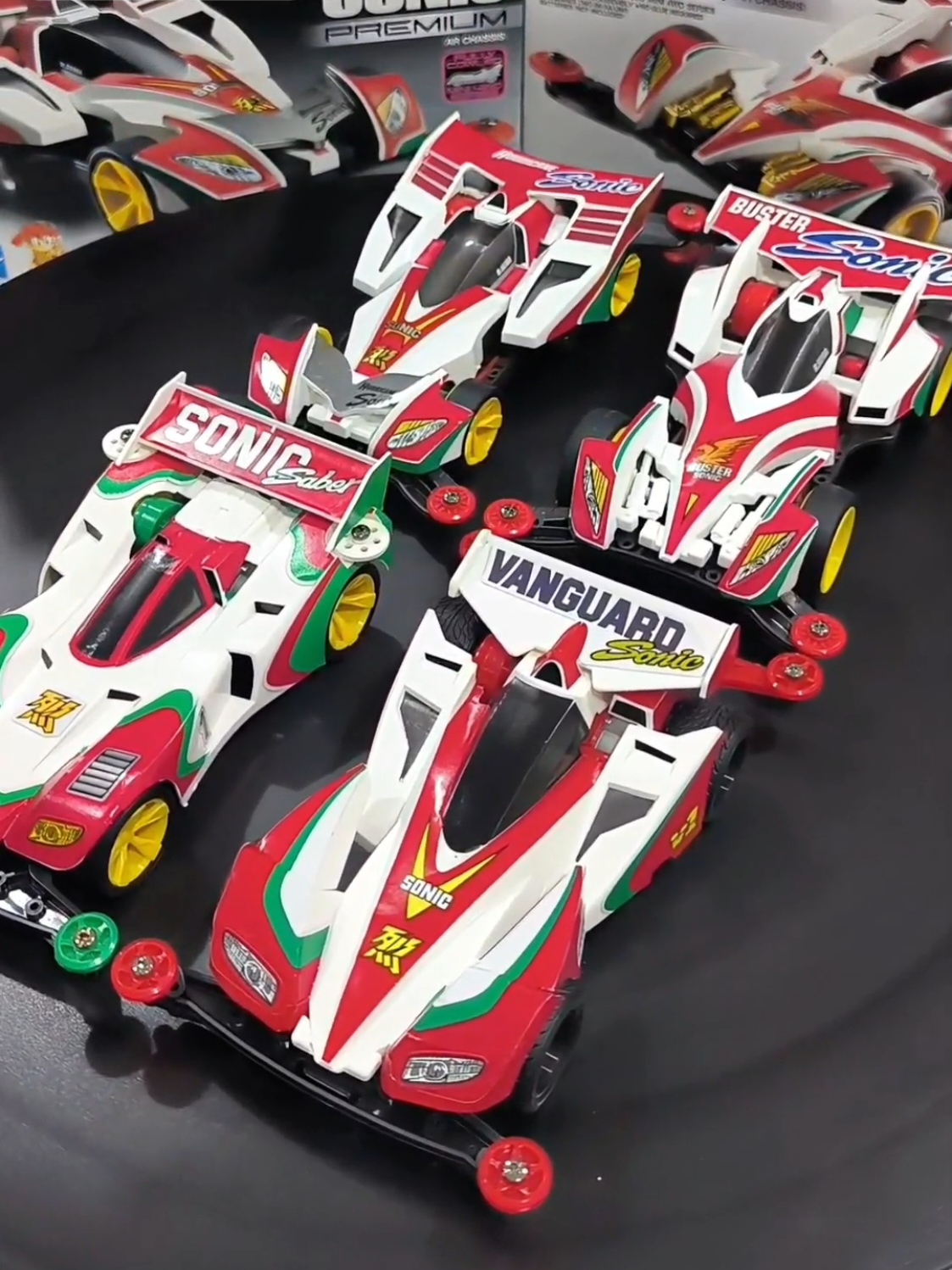 Tamiya - Sonic Series!! Finally komplit gengs! Sonic Series yg prnah tayang di kartun anime Let's&Go! #tamiyaindonesia #mini4wdindonesia #nostalgia90an #tamiya #tamiyamini4wd 