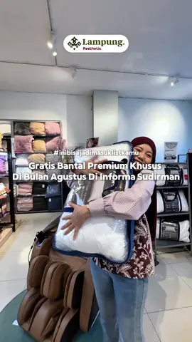 *#pastiketemu GEBYAR MERDEKA CASHBACK HINGGA 17% + GRATIS PREMIUM PILLOW* #pastiketemu banyak kejutan di *INFORMA SUDIRMAN*  Belanja furnitur dapat *Cashback hingga 17% + Gratis Premium pillow** Promonya spesial untuk Member INFORMA atau Kartu Bank Partner, daftar member di sini dan langsung belanja, *klik bit.ly/REGISTRASIINFORMA* __ *#pastiketemu promo selengkapnya* infor.ma/FINALDISKON Langsung ke toko *INFORMA SUDIRMAN LAMPUNG,* belanja apa aja pakai Member INFORMA atau Kartu BNI untuk nikmati promonya. *Kapan lagi INFORMA kasih bonus SEHEBOH INI?!*  ________ *_Promo berlaku hanya sampai 31 Agustus 2025, s&k berlaku_*  Diskon sebanyak ini cuma ada di Informa *Sudirman Lampung,*  Pusat furniture terbesar dan terlengkap  jl.jendral sudirman enggal b.lampung   *TUGU ADIPURA* *titik 0 kota bandar lampung*  no telp/wa : +62 831-6316-1601 Yuk serbu promonya sekarang juga! Semua kebutuhan rumah kamu *#pastiketemu*