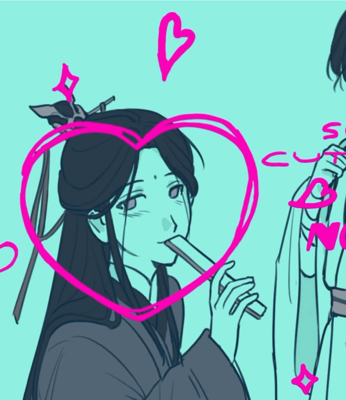 Long time no post sorry!!!  || i didn’t forget shang qinghua, i just wanted to include chu wanning instead because im currently reading erha and i love him a lot  #xielian #shenqingqiu #chuwanning #weiwuxian #danmei