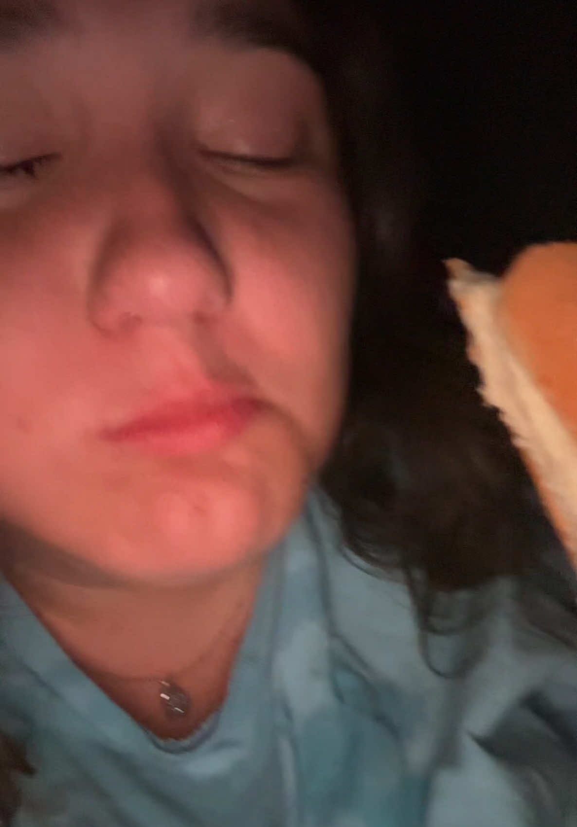 EDIT: Yes there is a hotdog in the bun the bun is just bigger than the hotdog!😭✋ Humor is how I cope leave me alone #FYP #FUNNY