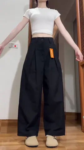 Quần kaki ống rộng xếp ly #quankaki #kakixeply #kakiongrong #xuhuongtiktok 