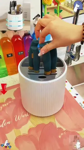 Rotating knife ang spoon holder knife organiser rotable  #rotatingknifeholder  #rotableknifeorganiser  #kitchenknifeholder 