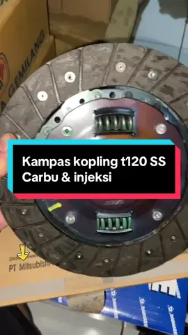 Kampas kopling T120 SS injeksi & carbu,, sedia 2 versi kampas kopling, ada yang original & gebox,, klik keranjang kuning ! #fyp #kampaskopling #kampaskoplingt120ss #ktb #t120ss 