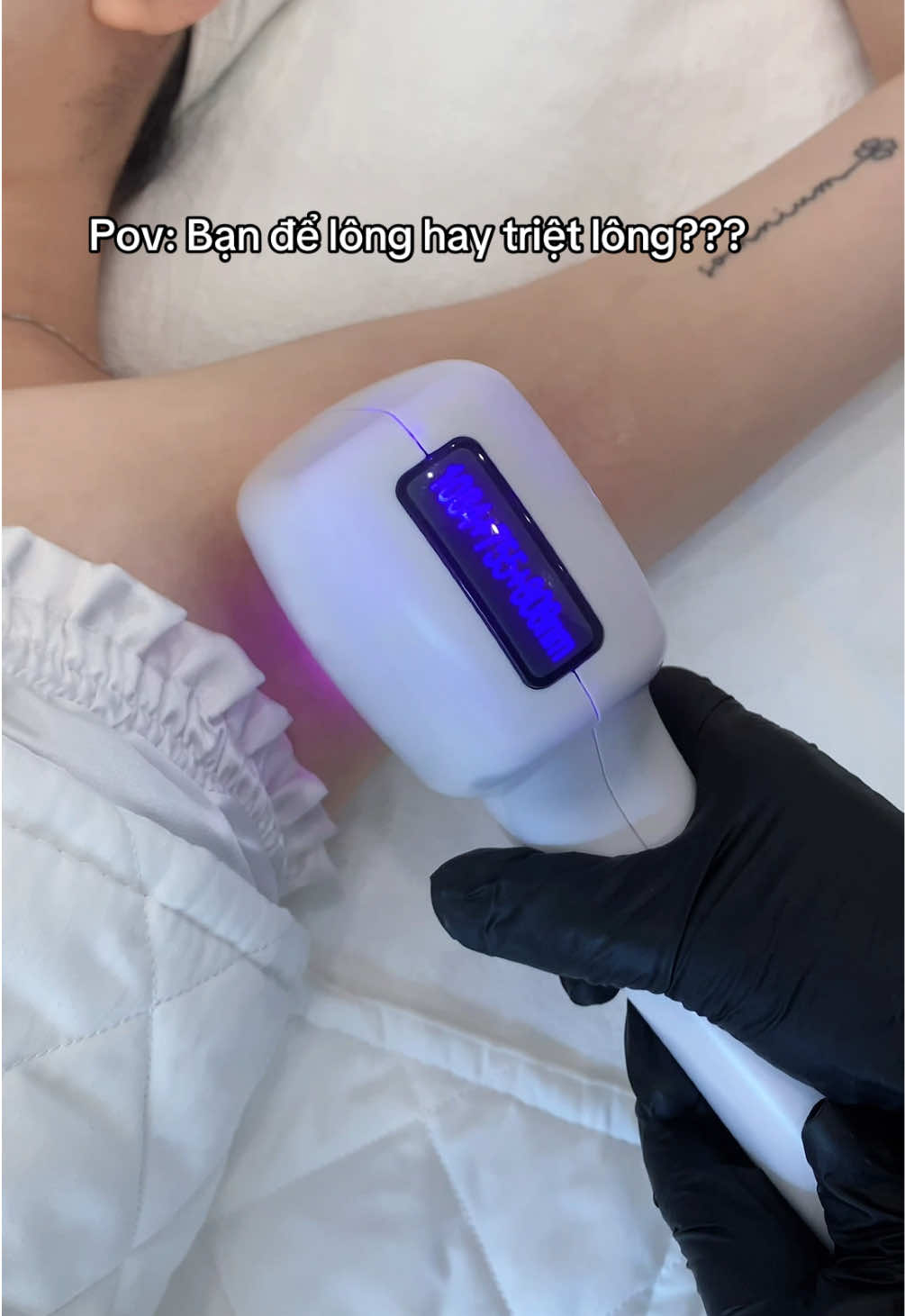 Bạn để lông l.á rậm rạp hay đi triệt lông #xuhuong #trietlong #chamsocda #spalamdep #viral 