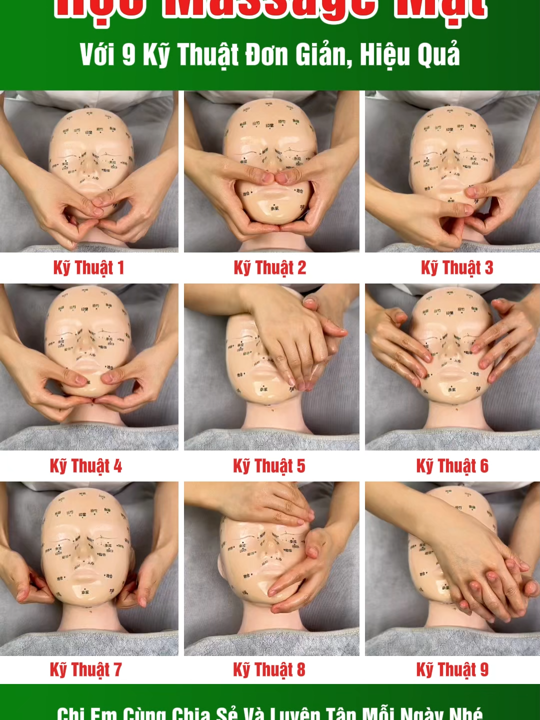 Học massage mặt mỗi ngày cùng cô Trang nhé cả nhà! #suckhoe #hocmassage #massage #vienduongsinhdongytuanbem #tangthivan #tangthihuong #tuanbemspa