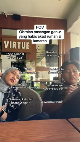 Wkwk obrolan kalian setelah akad rumah dan lamaran apa gengss???🤣 #relationships #pasangangenz #engagement #akadrumah #rumahtangga 