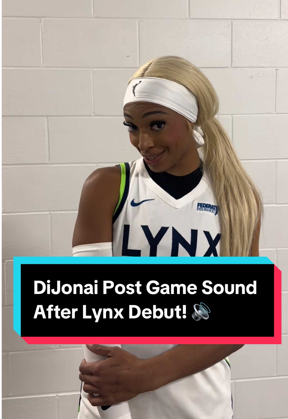 DiJonai Carrington SHOWED OUT in her Minnesota Lynx debut 🌟 13 PTS | 4 REB | 2 AST | 2 STL | 1 BLK | 5-7 FG Hear what she had to say after the dub 🔊