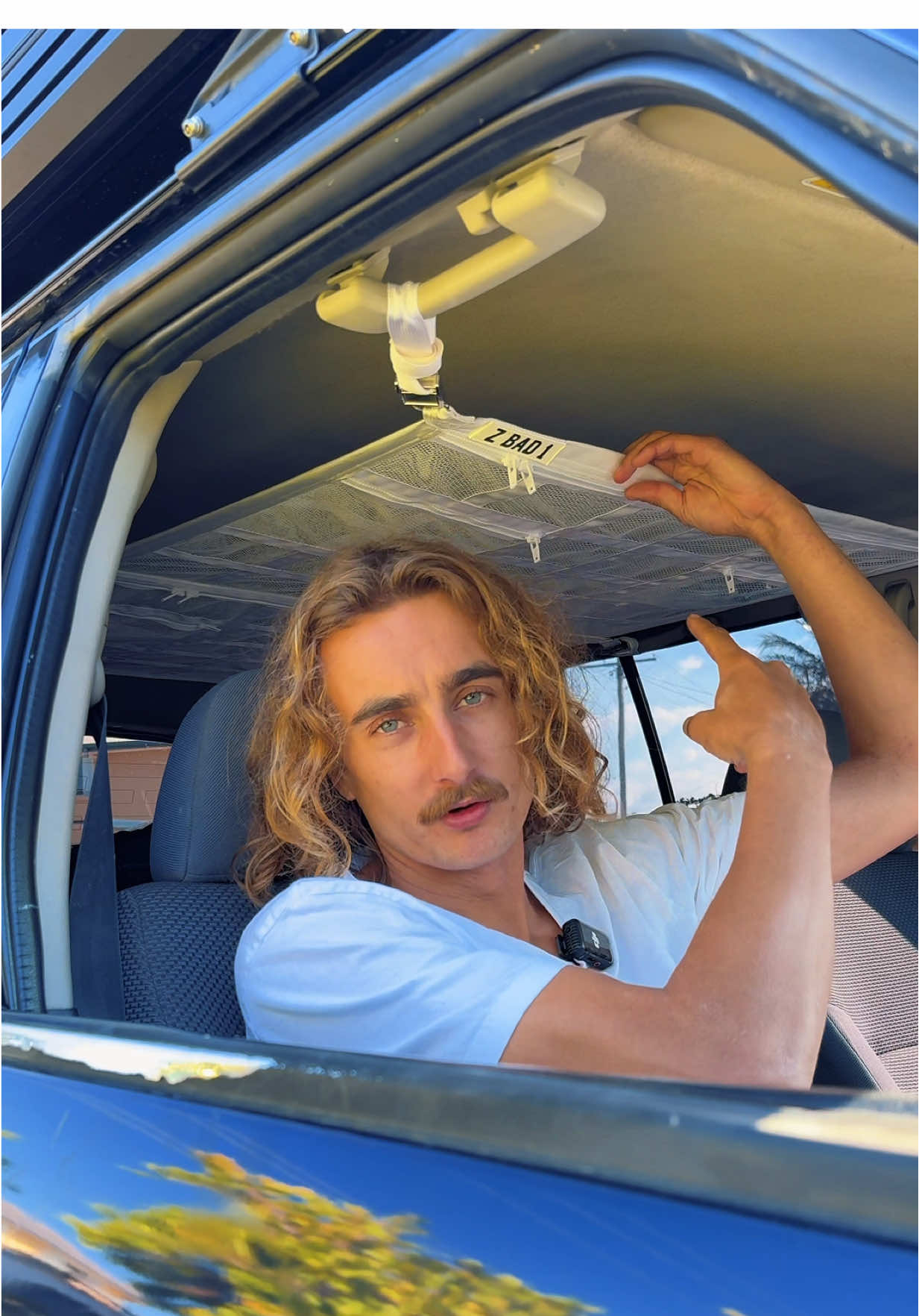 This is some pretty cool storage. It attaches to the interior roof of your car, making it perfect for camping or road trips. You can find it on ZBAD1.com #4x4 #zbad1 #storage