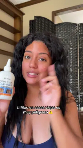 Un gel que se deja un par de horas y desaparece el moo por completo! #casasviejas 