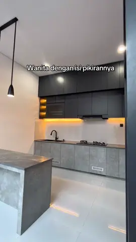Pikiran wanita hanyalah dapur idaman🤩 #genz #client #furniture #interior #kitchensetmodern #kitchensetminimalis #kitchendesign #kitchensetestetik  
