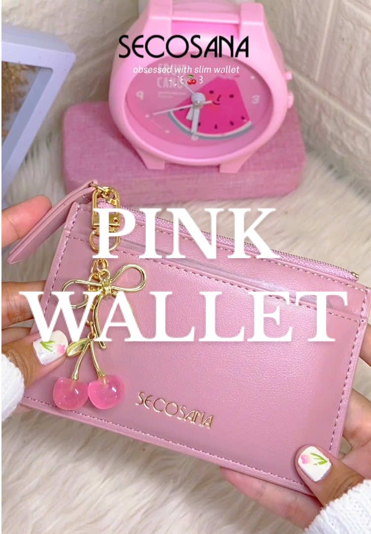 Secosana slim wallet reco! 💓✨🥹 #wallet #secosanawallet #slimwallet #walletforwomen #pinkwallet 