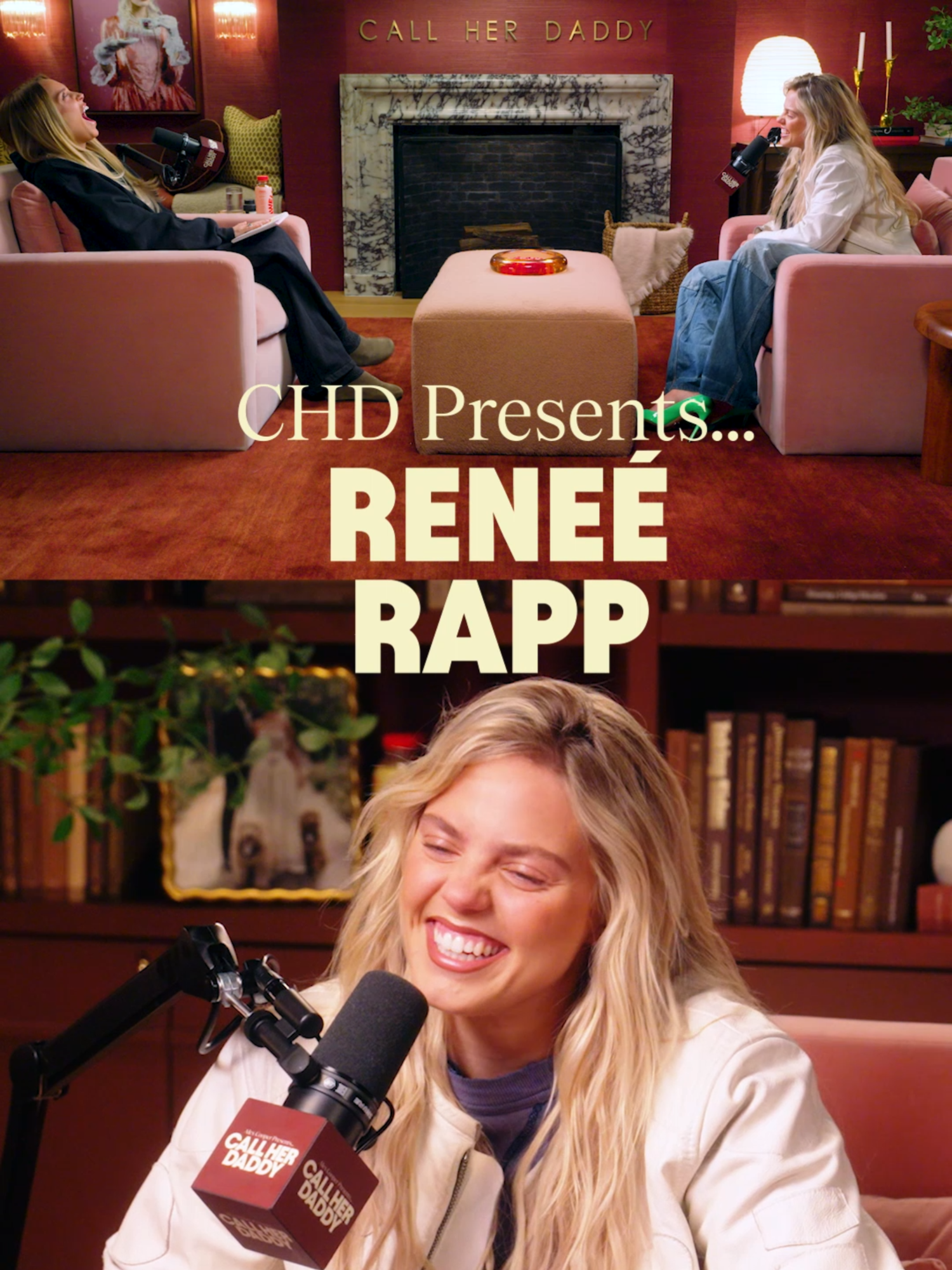 @reneerapp welcome BACK to CHD 👏🚨Reneé is in the studio for a wild ride filled with texting celebrities, gushing about her girlfriend, and obviously talking shit on straight men… xoxo LIVE NOW!!!!!