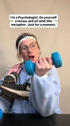 🧠💪 Your nervous system is a muscle. Train it. I’m a psychologist, and I want you to sit with this metaphor for a moment. Regulating your emotions is just like strength training. You have to build the muscle before you need it. You don’t wait until the day of a weightlifting competition to start training. You put in the reps ahead of time so when life hands you something heavy, your nervous system is ready to carry it. Your “emotional workouts” look like: • Deep, steady breathing 🫁 • Grounding exercises 🌱 • Mindfulness 🕯️ • Moving your body 🚶‍♀️ The more you practise these when things are calm, the more emotional reps you’ve got in the bank. And when big feelings hit? You’ve already built the stability to hold them without being knocked over. It’s not just breathing. It’s strength training for your nervous system. Practise when it’s light so you can lift heavy when it counts. 📌 Save this for the next time someone says emotional regulation is “woo‑woo.”