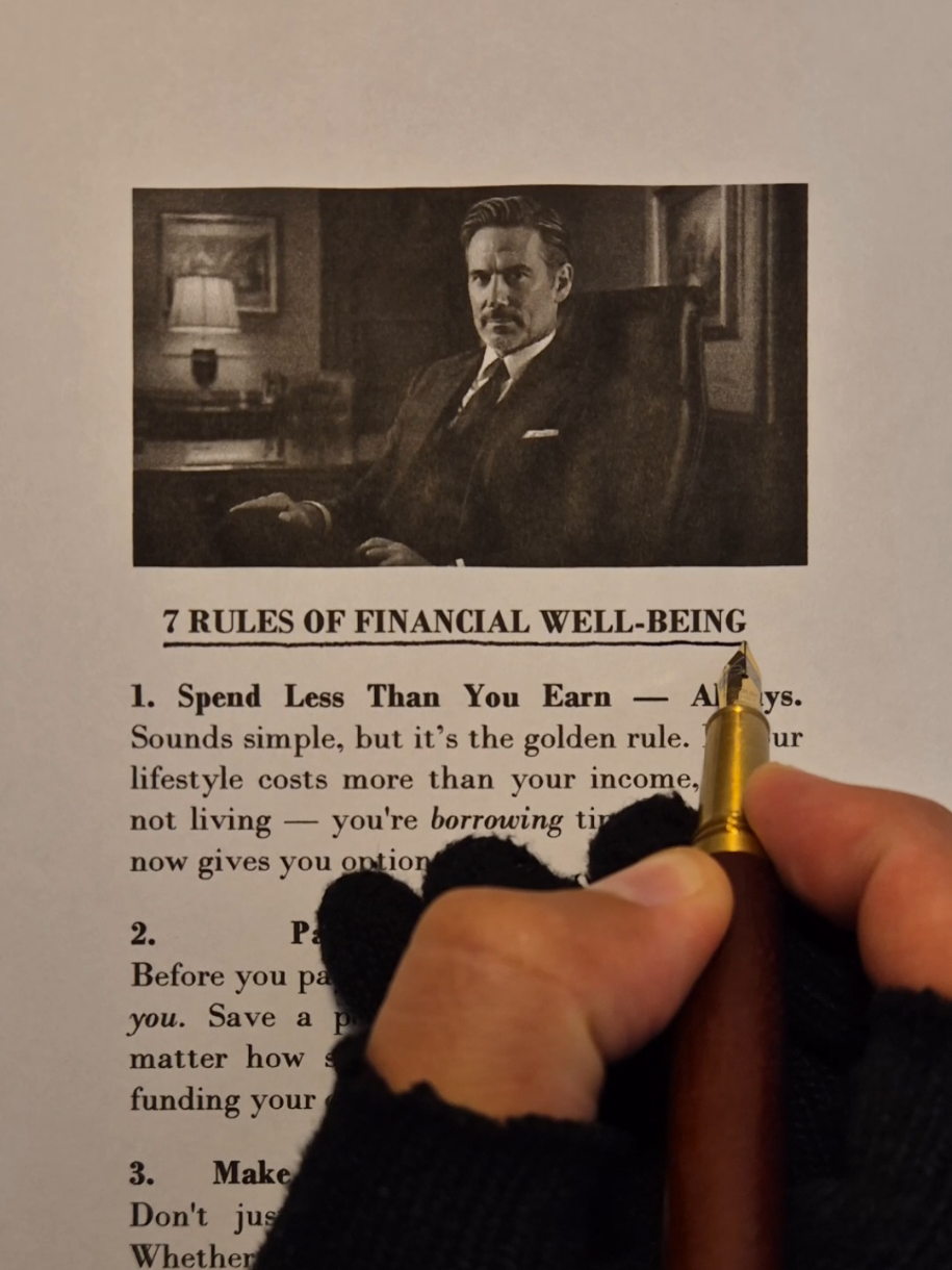 7 rules of financial well-being ☝️ #rules  #financialwellbeing  #financial  #wellbeing #motivation  #inspiration  #speech  #fyp 