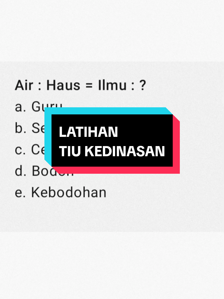 LATIHAN TIU SKD #tiu #tesintelegensiumum #tiukedinasan 