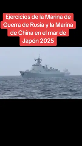 Los buques de la Marina de Guerra de Rusia y la Marina de China realizaron disparos en la fase final de los ejercicios 