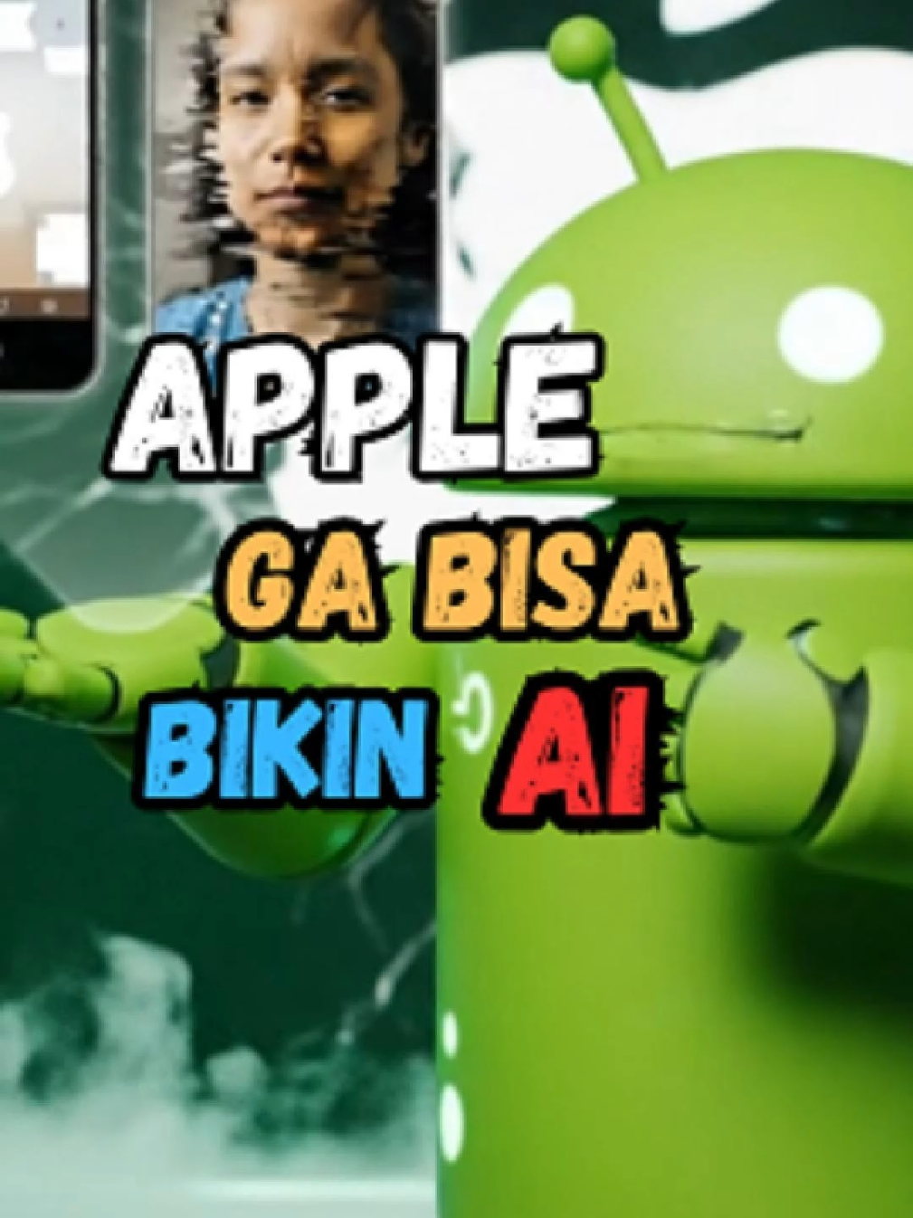 Mari Roasting AI nya Apple 😆 #gadget #apple #iphone #android #comedy #veo3 #geminiveo3 
