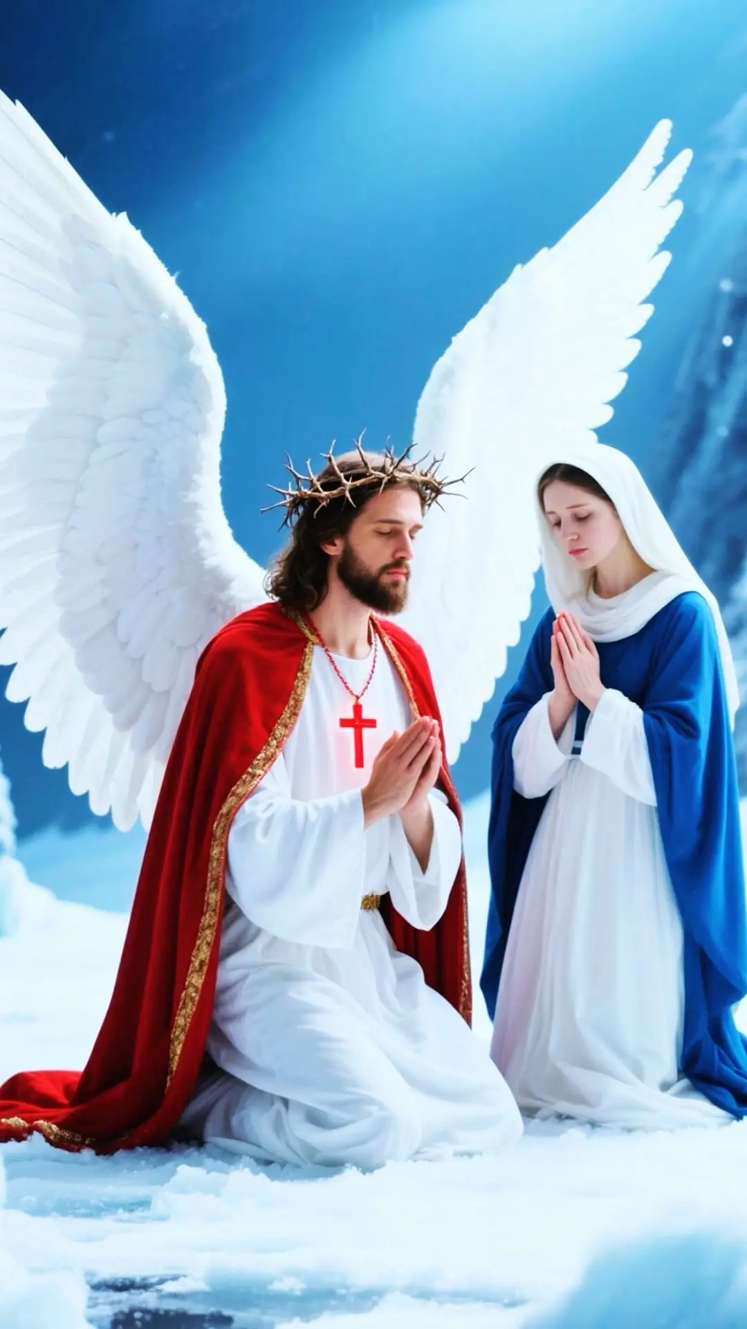JESUS MIRACLES Why Jesus performed miraclesJesus' miracles were a sign that he was the MessiahThey were a sign of his power, authority, and glory.They were a sign of God's love for people. Jesus performed many miracles, including healingpeople, calming the storm, and walking on water.Thesett miracles are recorded in the Gospels. Healing a man born blind: jesus healed a man whowas born blind by anointing his eyes with clay andtelling him to wash in the pool of Siloam. Raising the widow's son: Jesus raised the widow's sonfrom the dead. Feeding 5,000 people: jesus fed 5,000 people withfive loaves of bread and two fish. Turning water into wine: Jesus transformed water intowine at a wedding in Cana of Galilee.#fpy #jesus #fyp #Love #foryou #prayer 